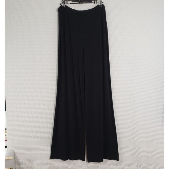 J. Jill Pants - J. Jill Pull-on Wide Leg Pants Womens Black XL Stretch Comfort Loungewear Casual